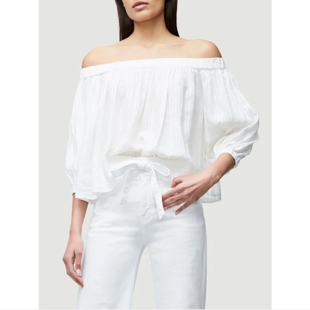 Frame Denim off the Shoulder Top